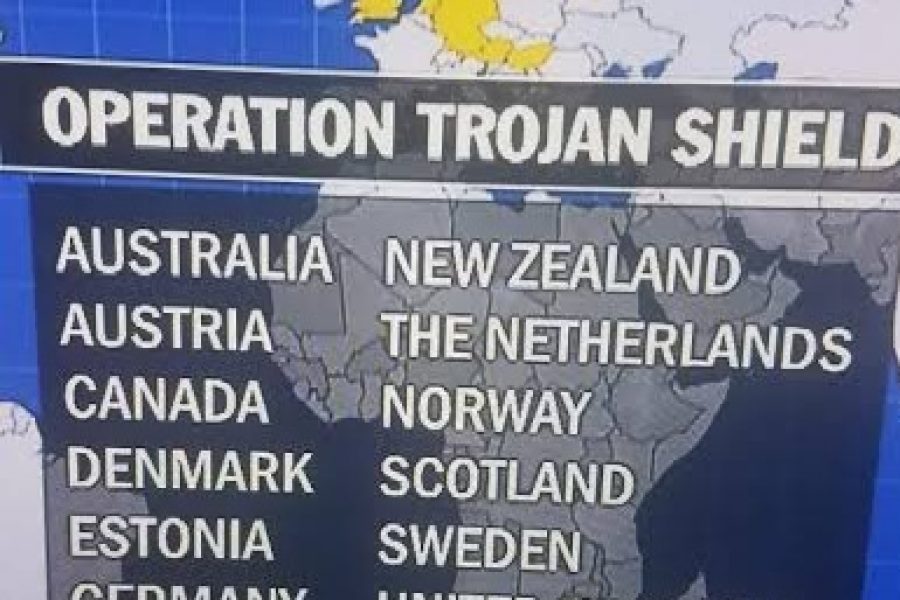 International operation Trojan Shield intercepts and interprets millions of messages from criminal groups