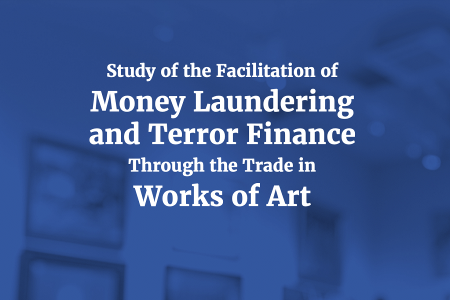 US Department of the Treasury publishes its study on ML/TF through the high-value art market